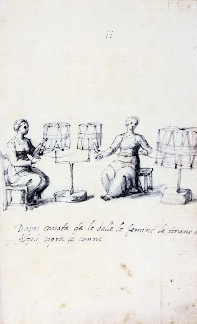 Trattato sulla cultura e la fabbricazione della seta (Serie di tredici disegni, n. 11) - Museum of Fine Arts, Boston